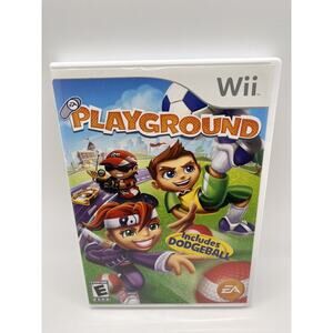 Nintendo Wii Playground Video Game 2007 Dodgeball Manual Included GOOD - TESTED